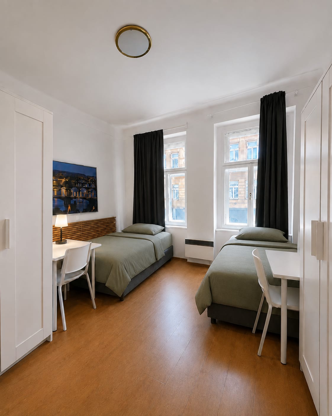 Twin room in Bro-coli Žižkov
