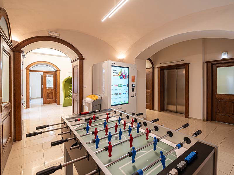 Table soccer at Bro-coli Palmovka