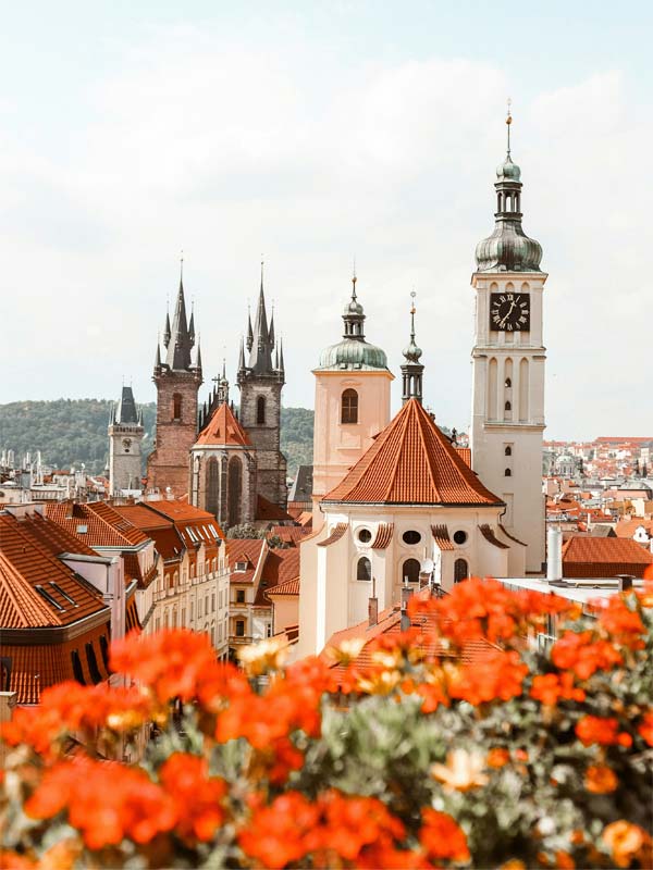 Nice view of Prague from window